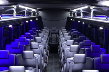 Olympia Charter Bus Interior