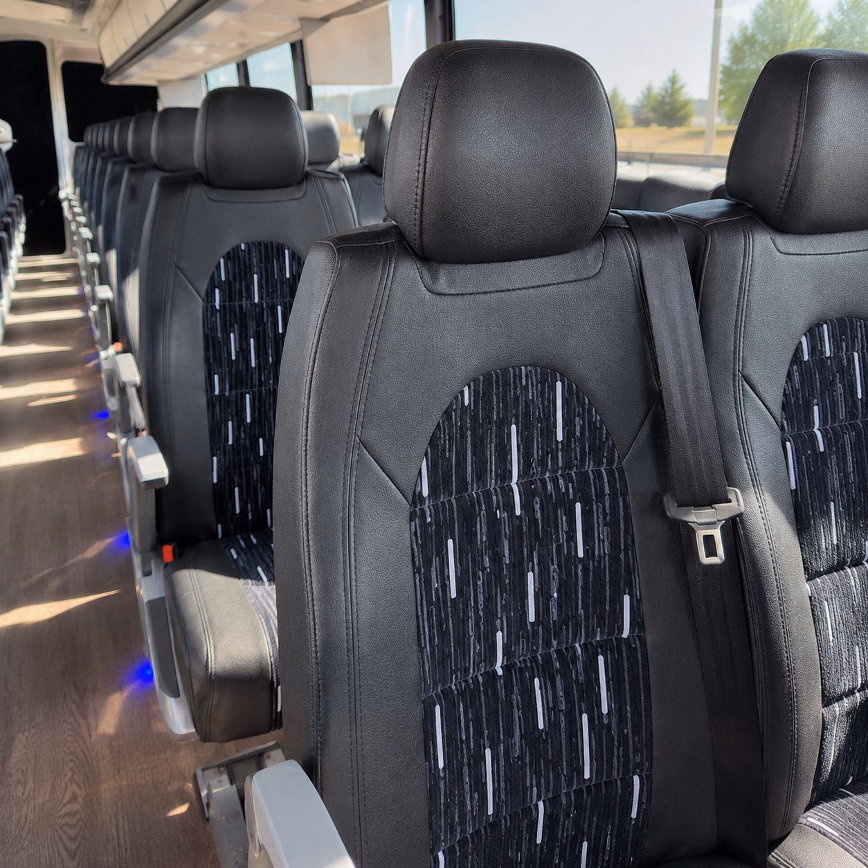 olympia employee transportation onboard seating