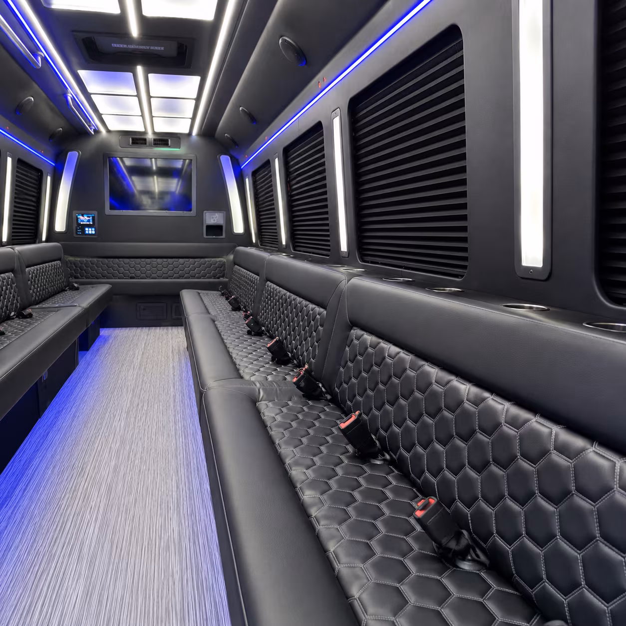 olympia party bus rentals inside